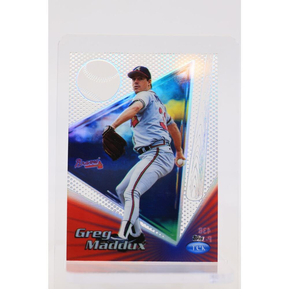 1999 Topps Tek Pattern 18 #43B Greg Maddux PSA 7 Atlanta Braves - Pop 1 - Picture 3 of 12